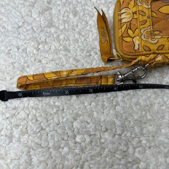 Sisters ID Wristlet Wallet Mustard Print - Picture 9 of 9